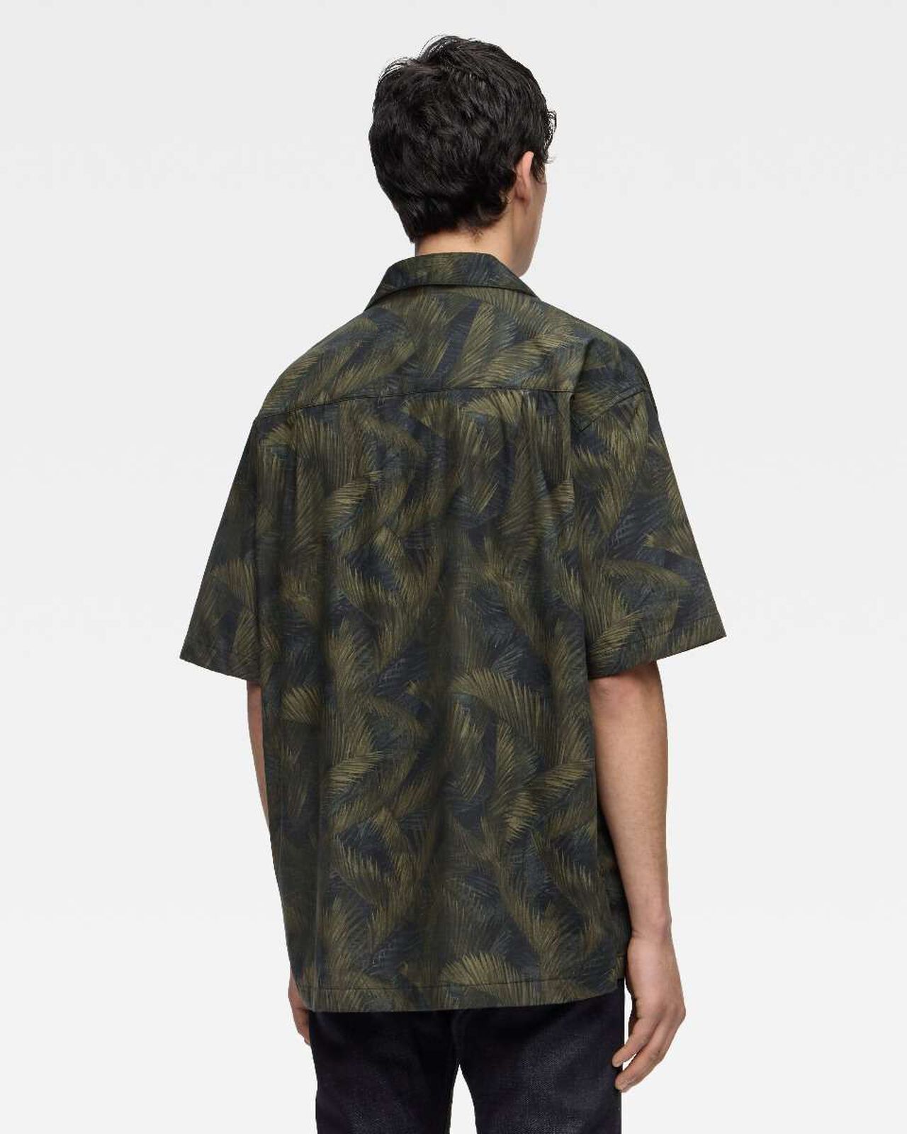 Soon MMSS6000 CYCADS PATTERN S/S SHIRT,GRN, large image number 2