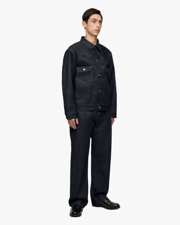 #400 STANDARD WIDE 14.7oz ZIPPER FLY,Indigo, large image number 4