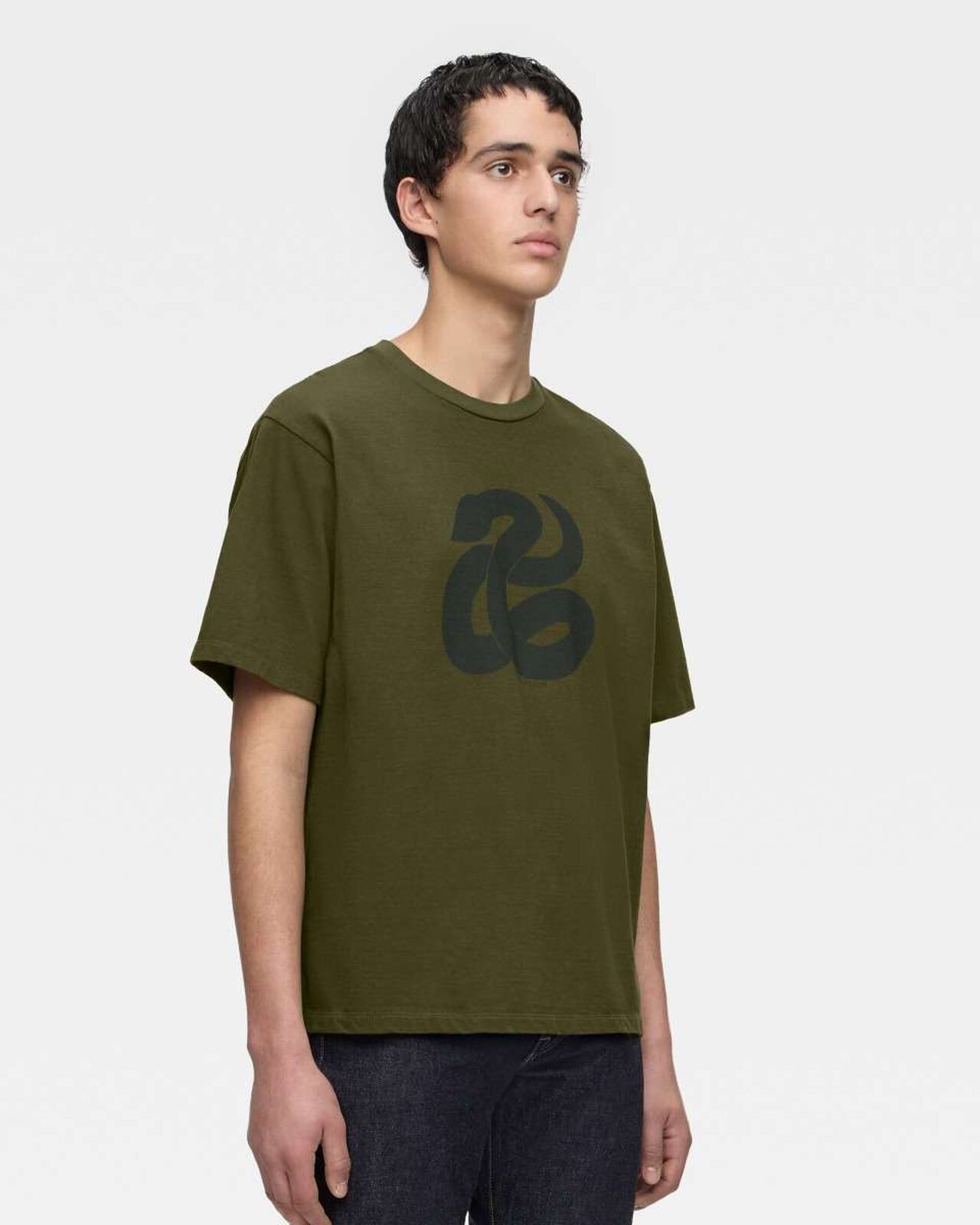 HEAVY OUNCE S/S TEE -SNAKE,Hitam, large image number 11
