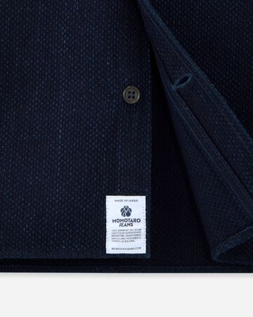 SASHIKO WORK SHIRT,Indigo, large image number 8