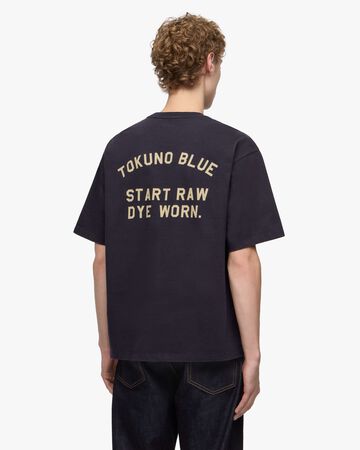 ZIMBABWE COTTON S/S TEE - TOKUNO BLUE,NAVY, large image number 8