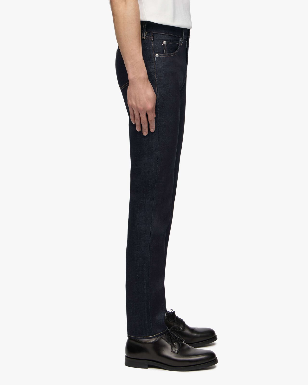 #300 STANDARD SLIM 14.7oz ZIPPER FLY,Indigo, large image number 3
