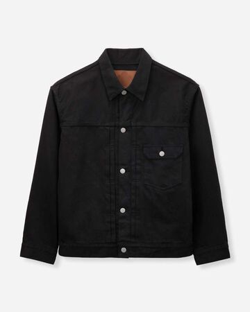 #001 DENIM JACKET - KYOTOMONTSUKI DYED,BLK, small image number 6