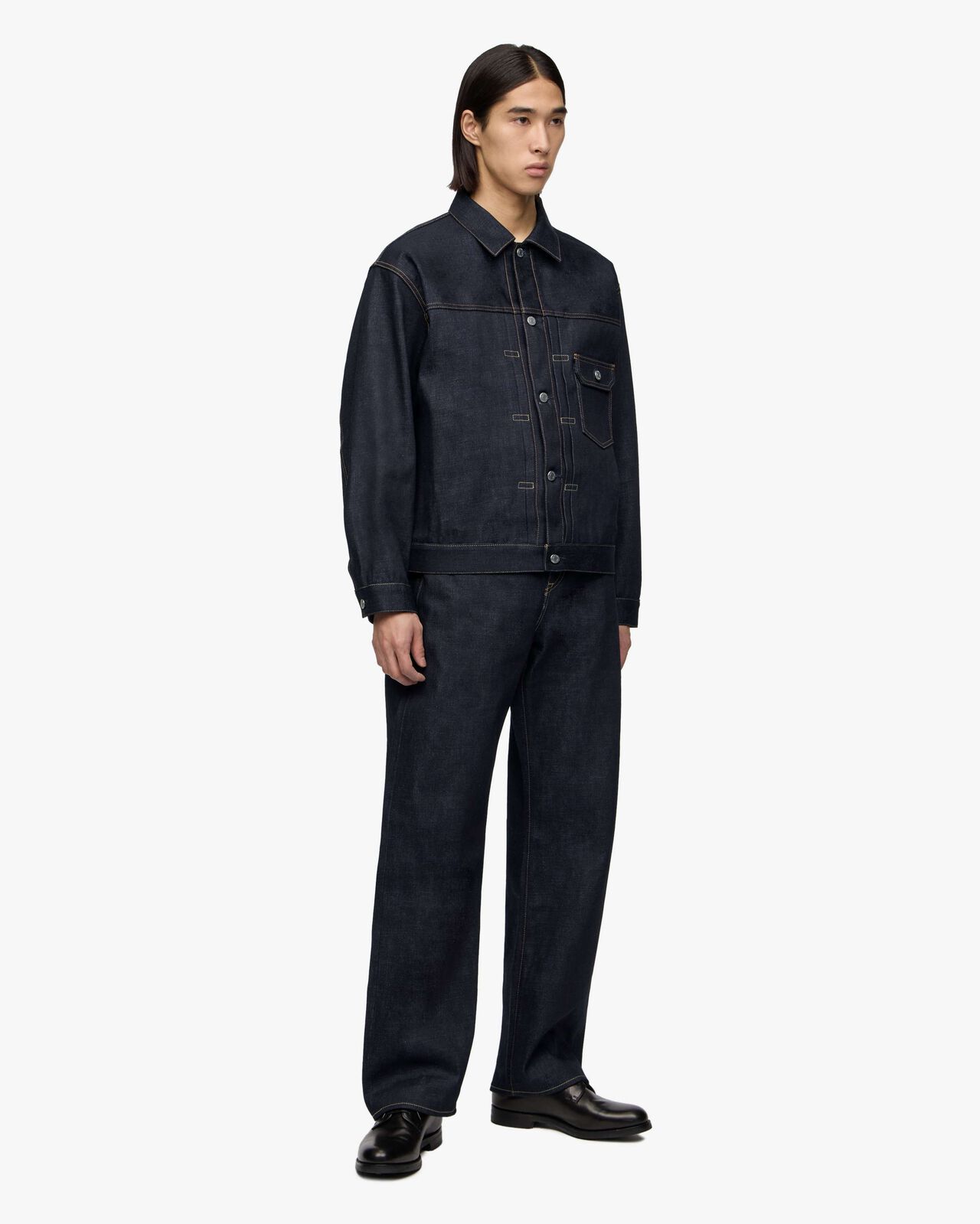 #400 STANDARD WIDE 14.7oz ZIPPER FLY,Indigo, large image number 5