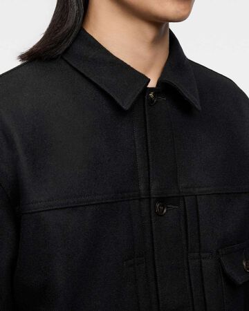 MELTON JACKET,BLK, small image number 4