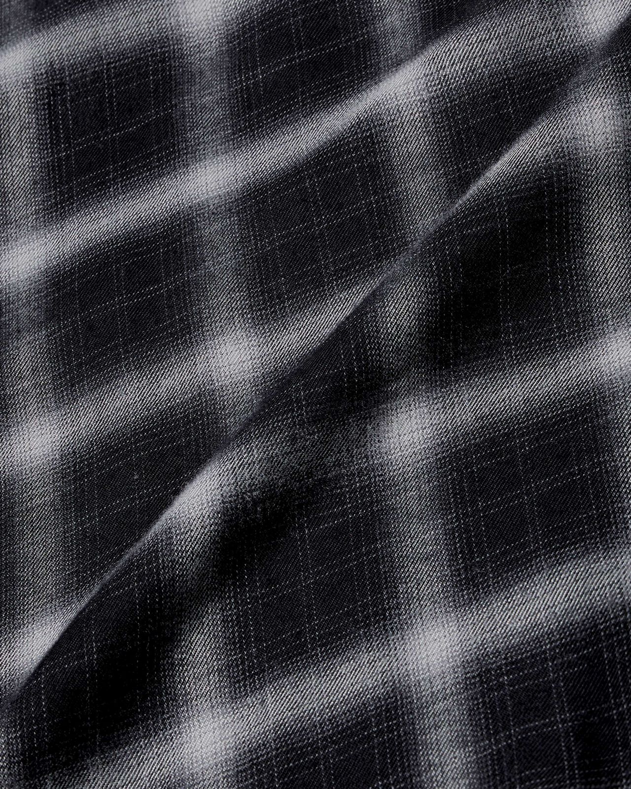 RAYON CHECK L/S  SHIRT,NAVY, large image number 13