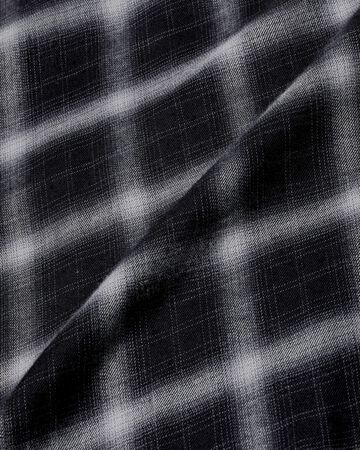 RAYON CHECK L/S  SHIRT,NAVY, large image number 13