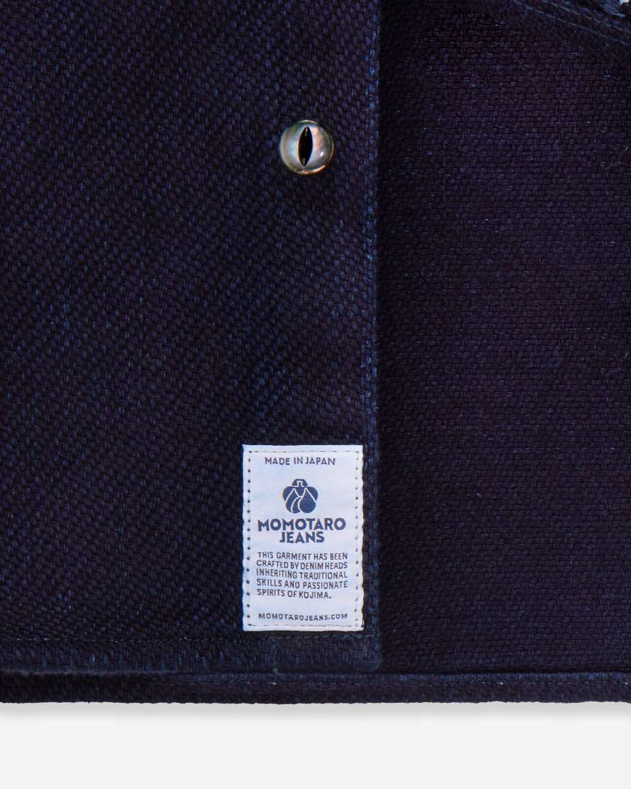 TRIPLE STITCH L/S DOBBY SHIRT - INDIGO,Indigo, large image number 10