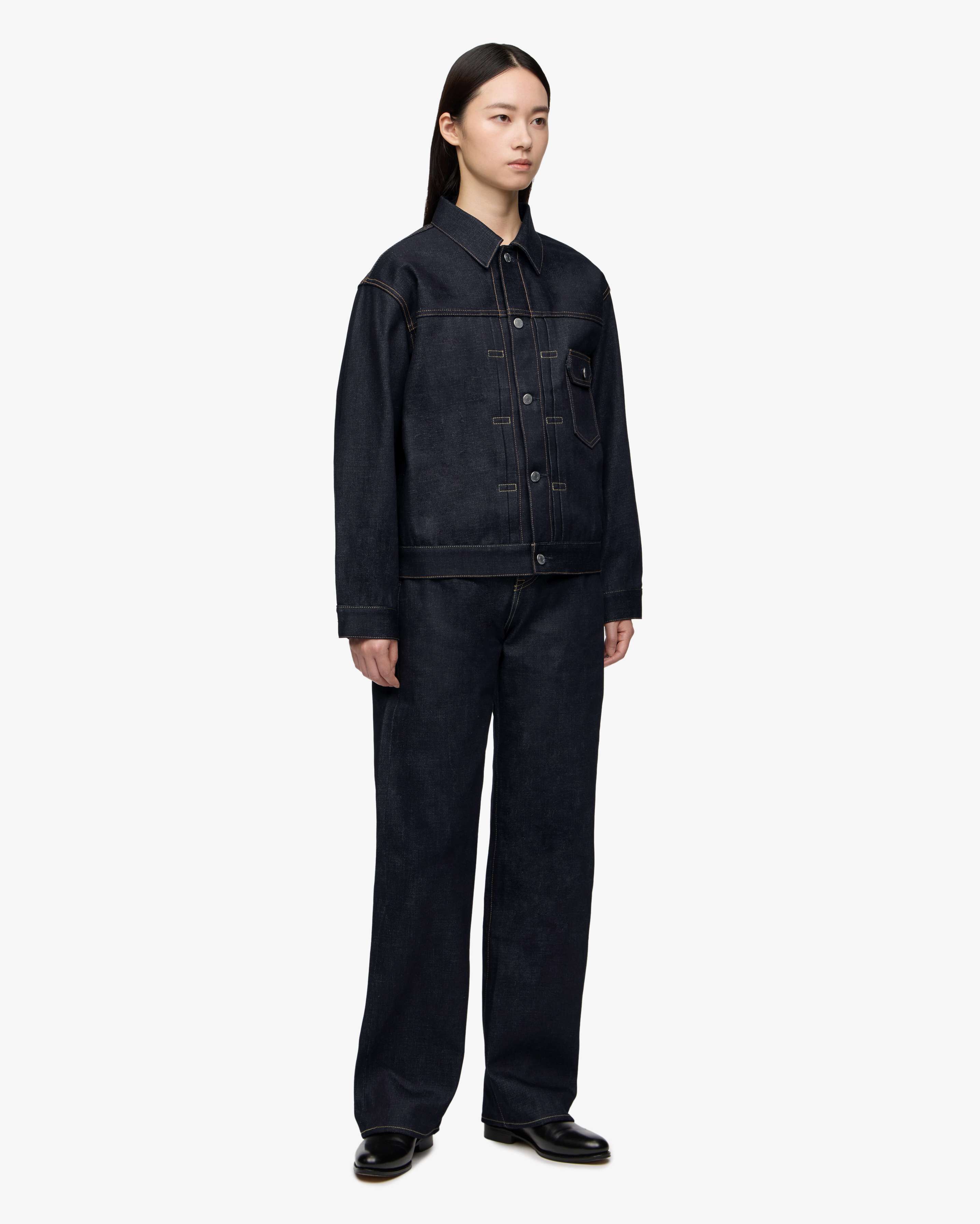 001 STANDARD DENIM JACKET 14.7oz