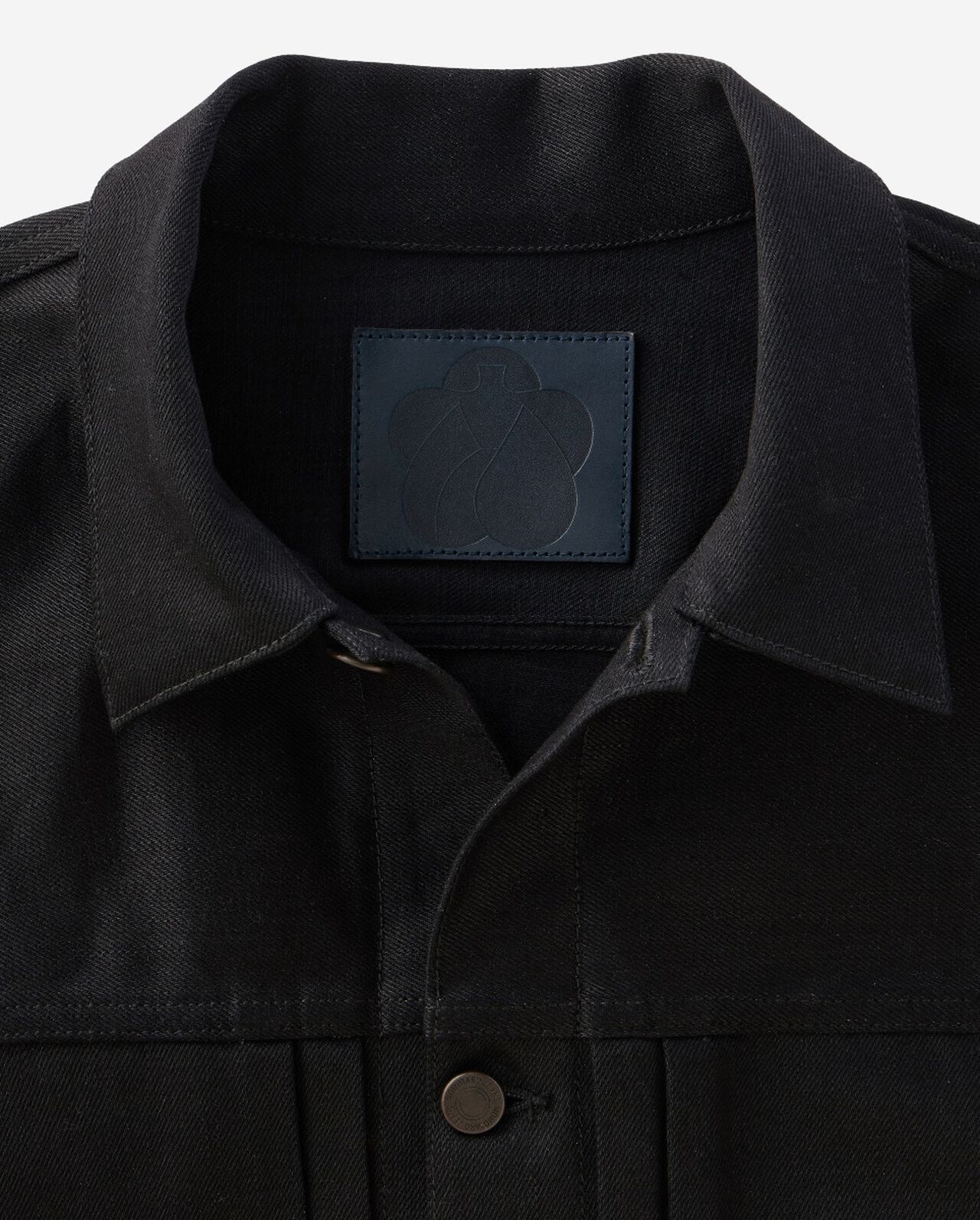 #002 STANDARD DENIM JACKET 14.7oz,Schwarz, large image number 9