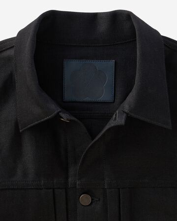 #002 STANDARD DENIM JACKET 14.7oz,Schwarz, large image number 9