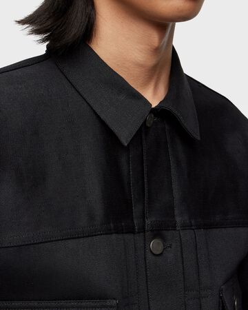 #002 STANDARD DENIM JACKET 14.7oz,Schwarz, large image number 4