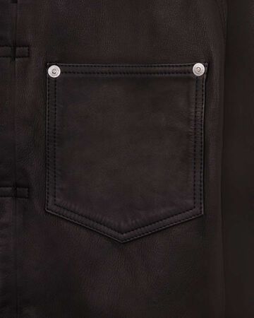 LEATHER JACKET,BLK, small image number 8