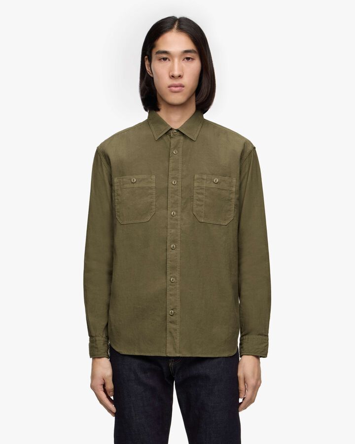 [Late Mar Release] LINEN L/S SHIRT,, medium