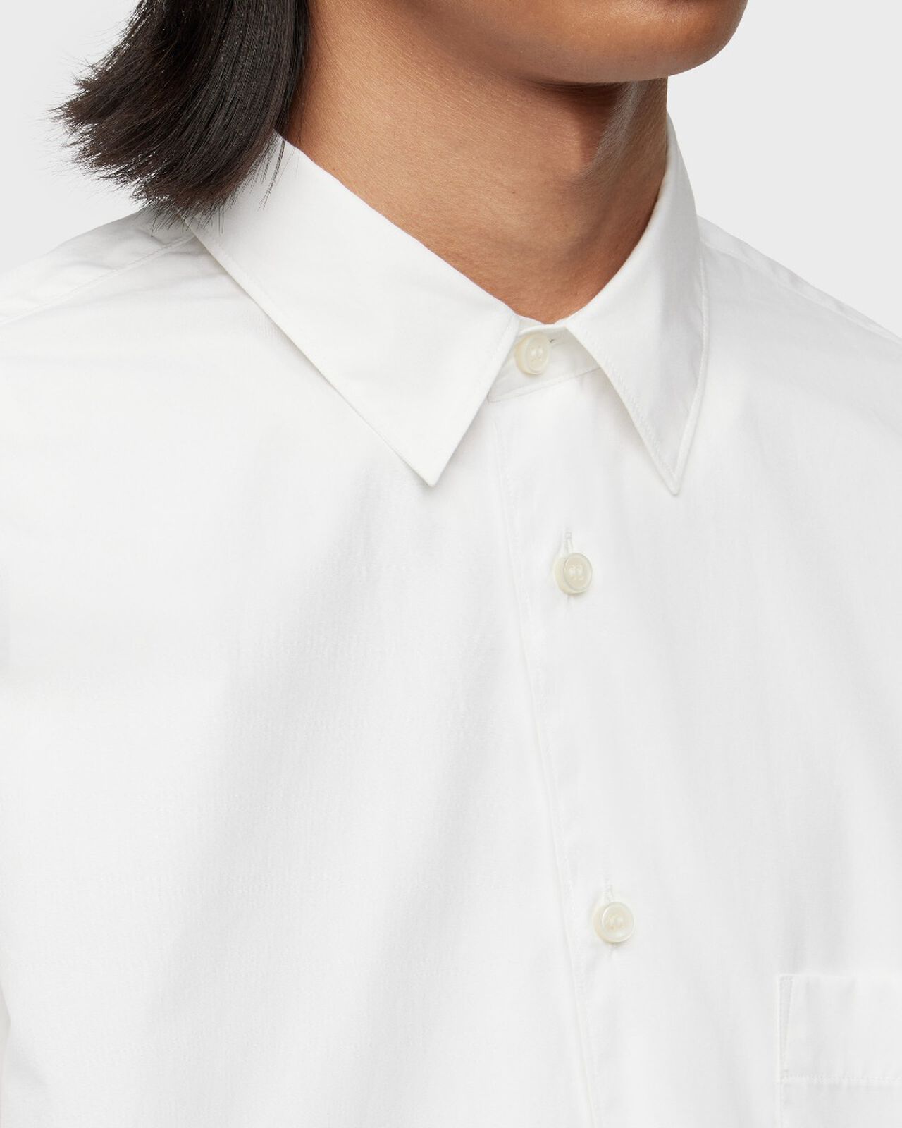 BROAD L/S SHIRT,WHT, large image number 4