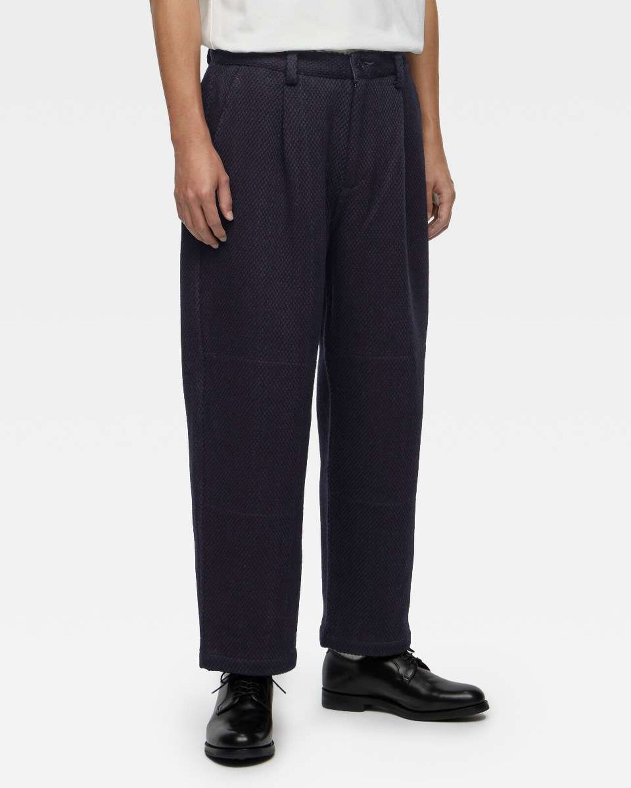 SASHIKO PANTS,Indigo, large image number 1