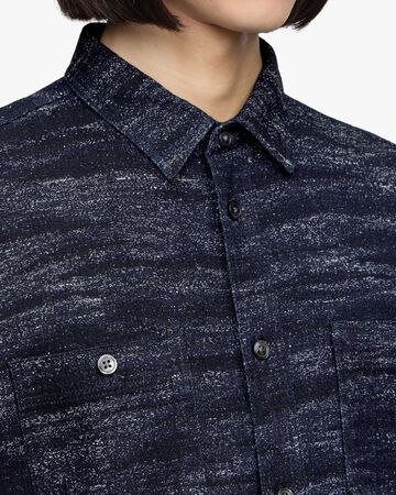 JACQUARD SHIRT,Indigo, large image number 4