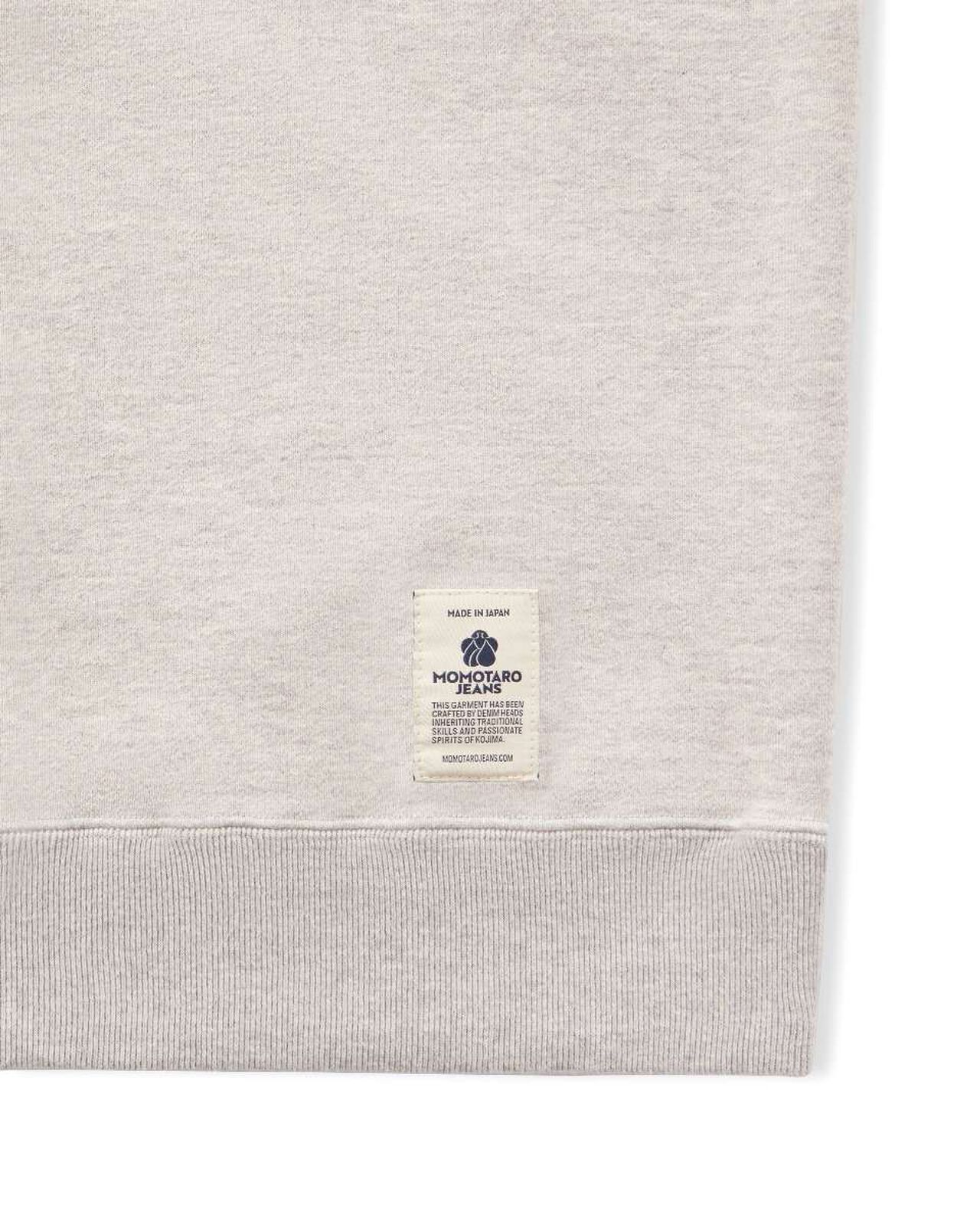 HEAVY TERRY SWEAT SHIRT,GRY, large image number 10