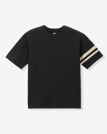 HEAVY OUNCE S/S TEE -DISCHARGE PRINT,BLK, small image number 5