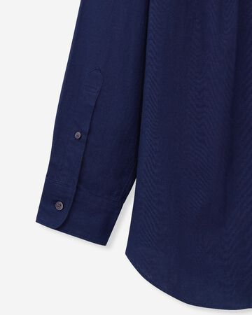 POPLIN L/S SHIRT - INDIGO,Indigo, small image number 8