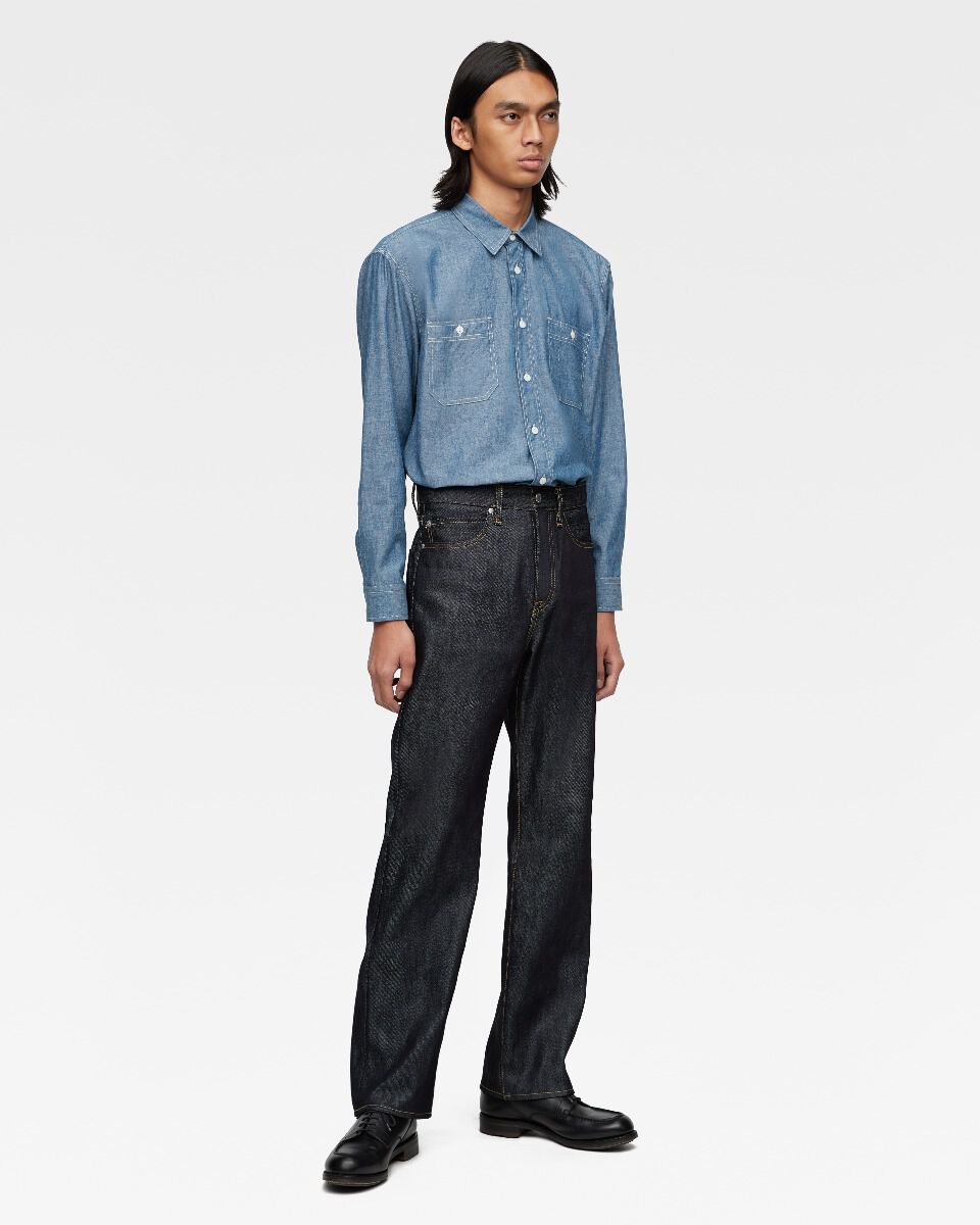 100 SILK STRAIGHT 15oz ZIPPER FLY