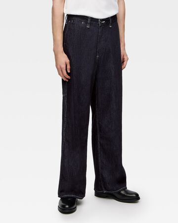 DENIM PAINTER PANTS,Indigo, small image number 1