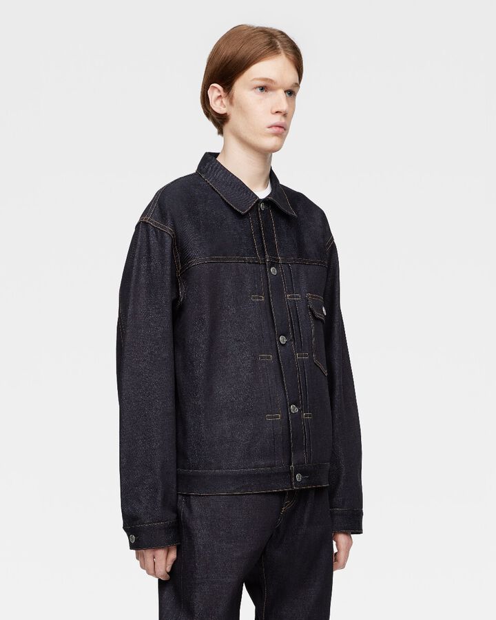 #001 STANDARD DENIM JACKET 14.7oz,, medium