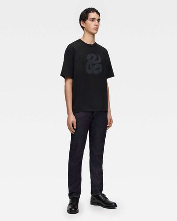 HEAVY OUNCE S/S TEE -SNAKE,Hitam, small image number 3