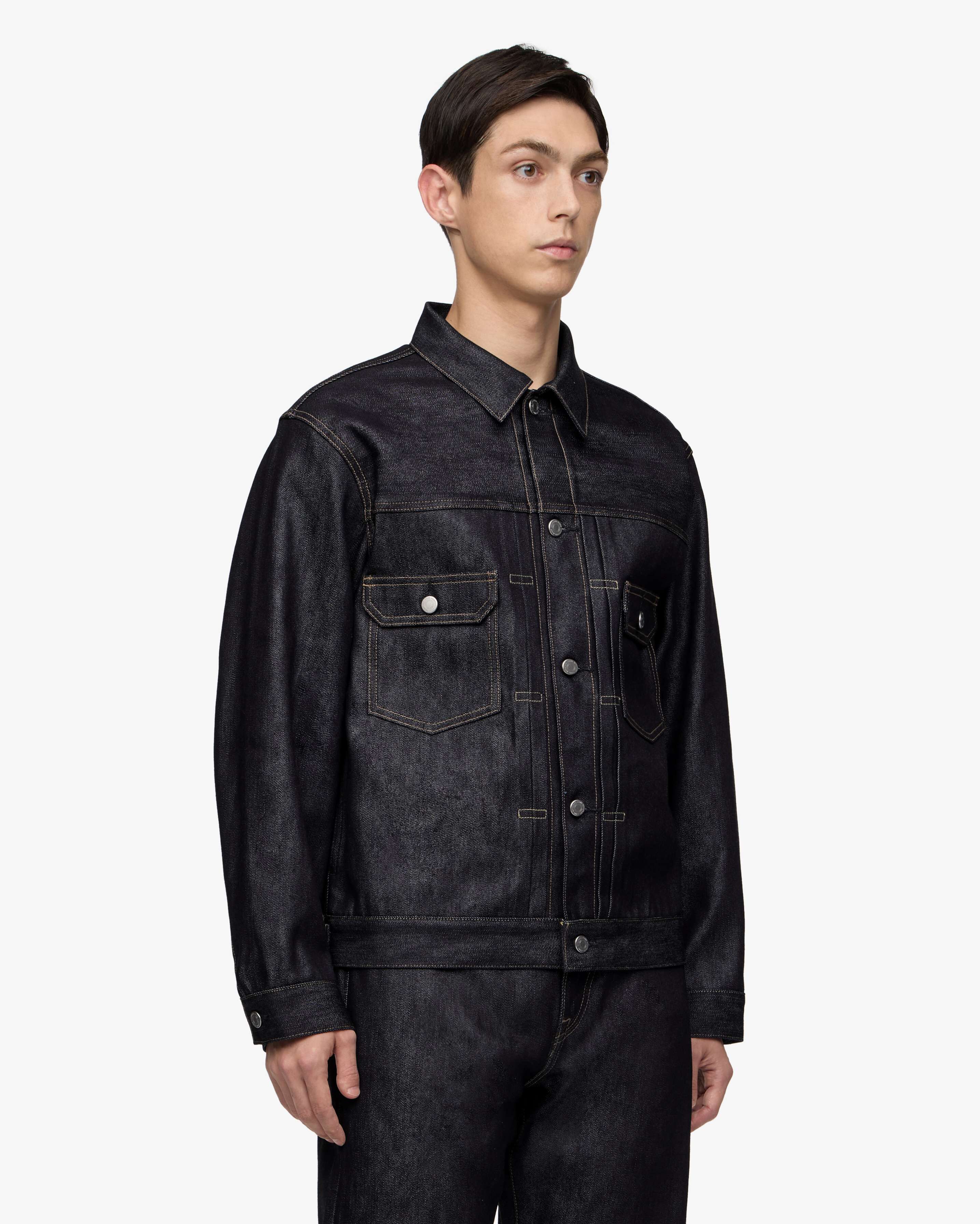 002 SILK DENIM JACKET 15oz