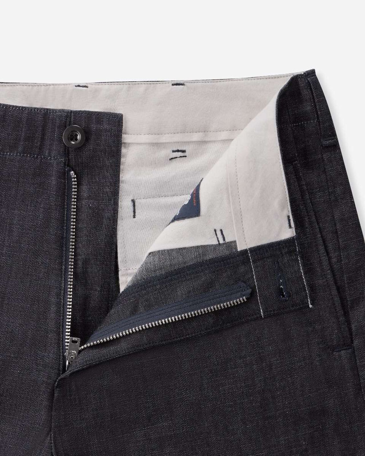 DENIM SLIM SHORTS,Indigo, large image number 6
