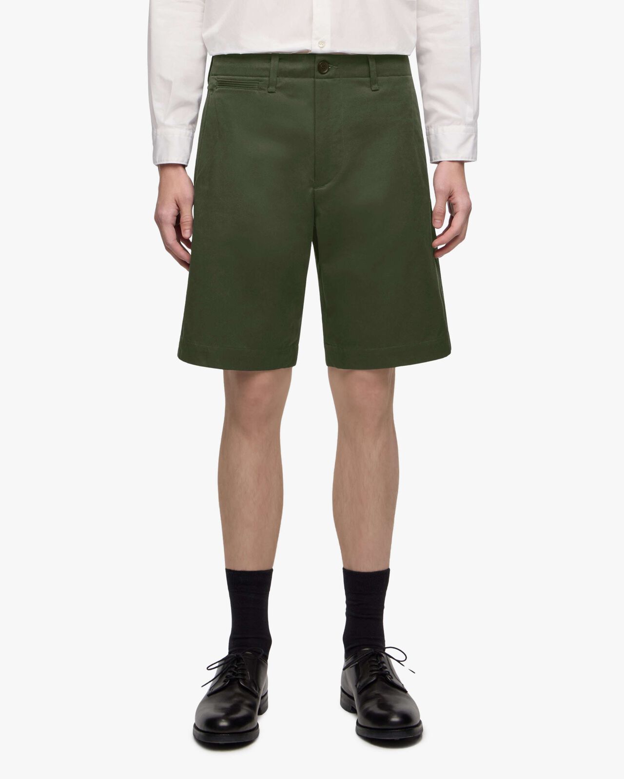 [Mid Feb Release] WESTPOINT SLIM SHORTS-FABRIC DYE,GRN, large image number 4