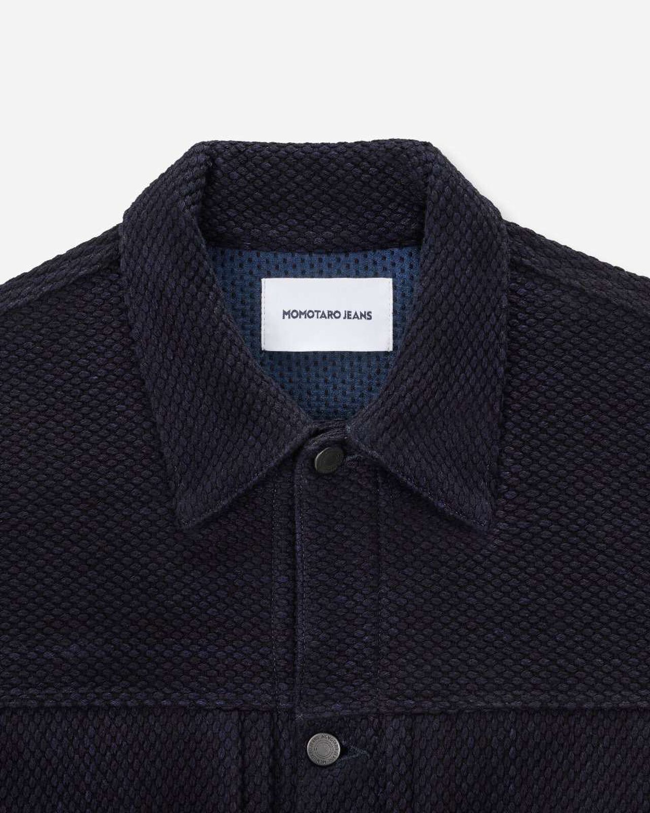 SASHIKO JACKET,Indigo, large image number 9