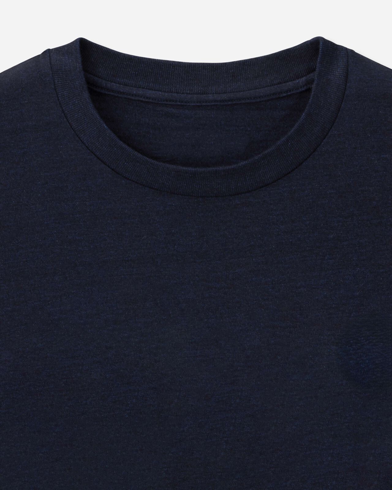 INDIGO YARN DYED S/S TEE - MOMOTARO,Indigo, large image number 7