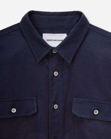 SASHIKO CPO SHIRT,Indigo, small image number 7