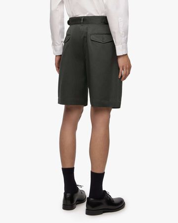 [Mid Feb Release] WESTPOINT WIDE SHORTS-FABRIC DYE,Light Black, large image number 10