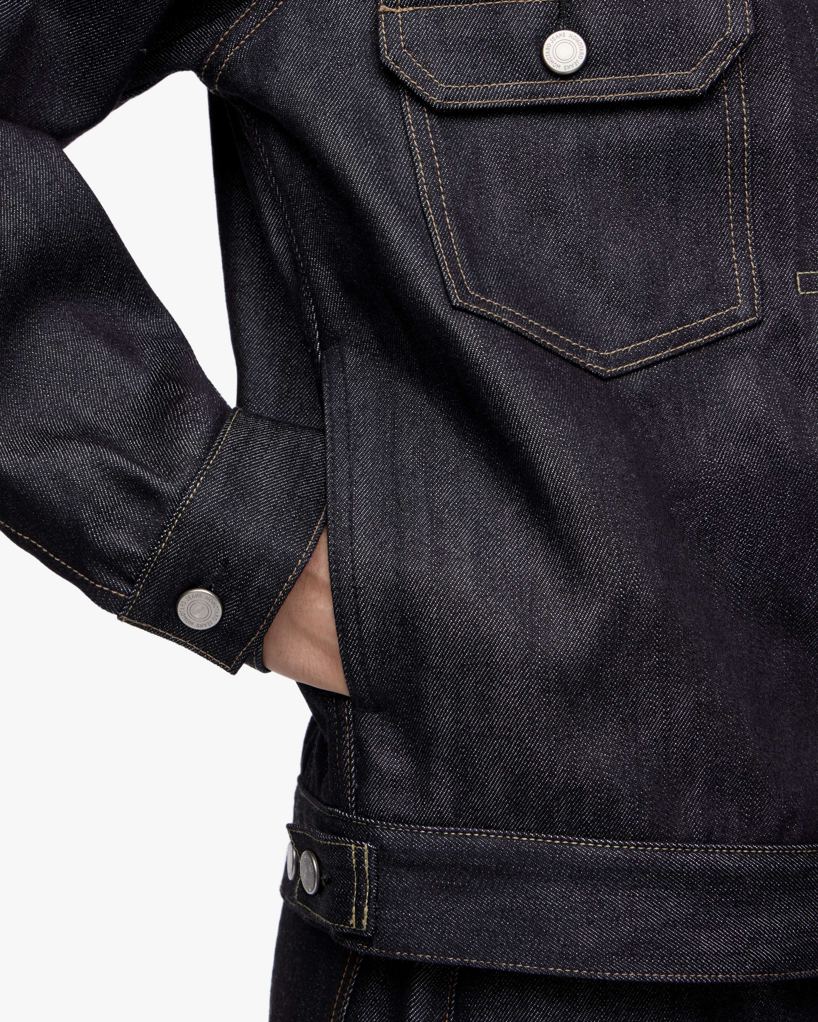 002 SILK DENIM JACKET 15oz
