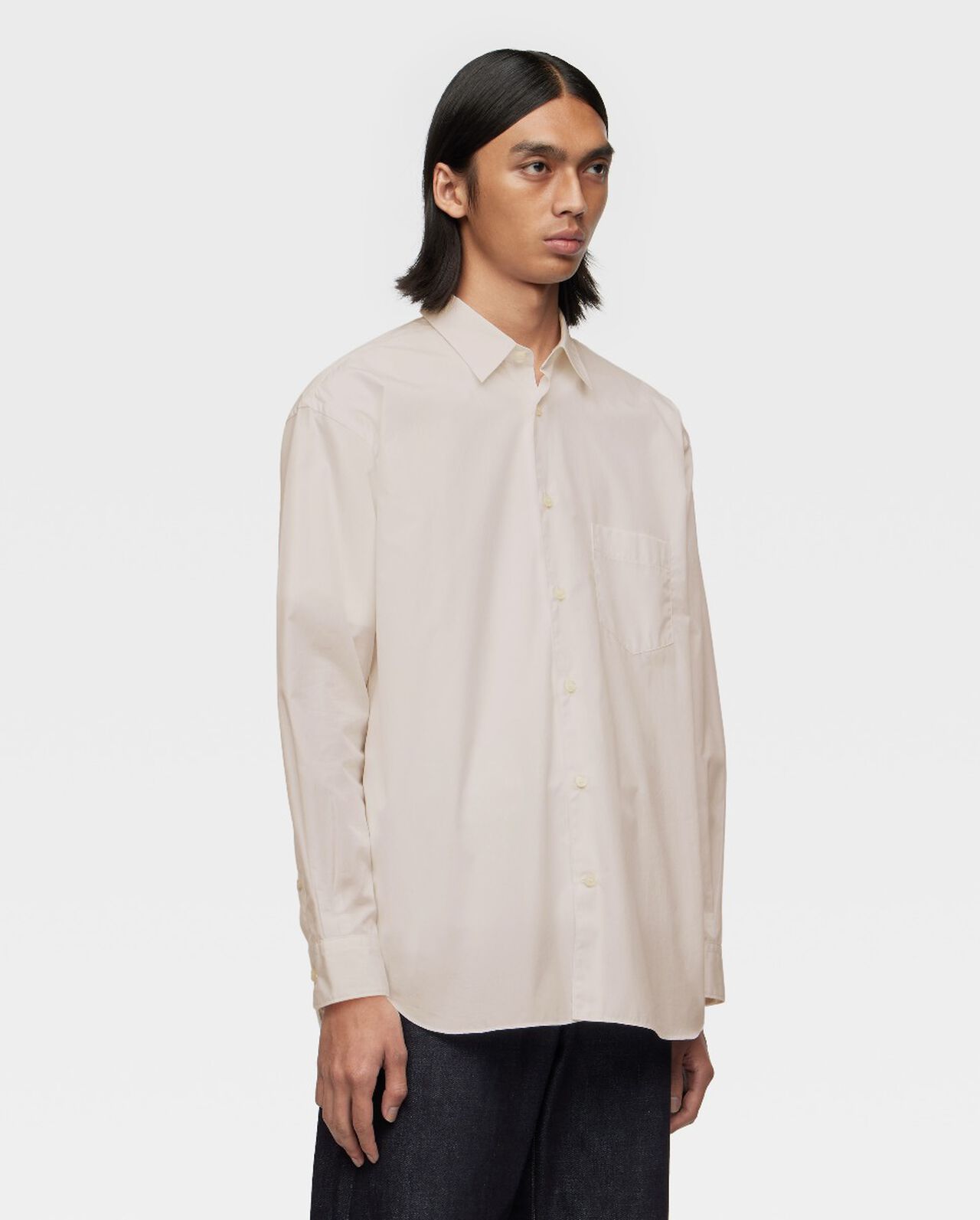 BROAD L/S SHIRT - SAKURA DYED,PIN, large image number 1