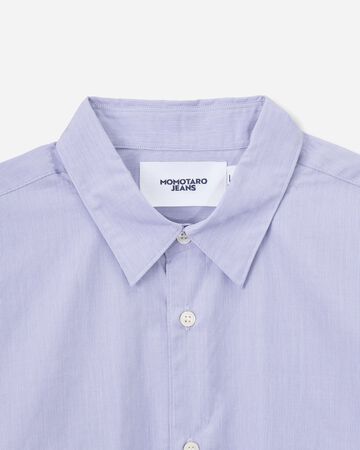 BROAD STRIPE L/S SHIRTS,GRY, large image number 7