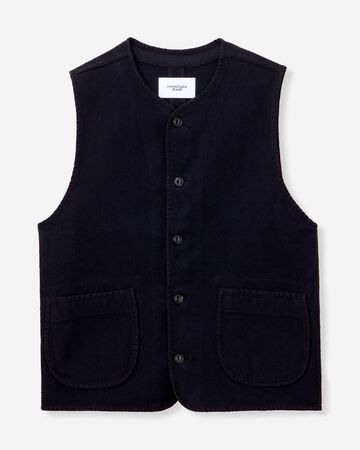 [Late Mar Release] SASHIKO VEST-OVERDYE,Indigo, large image number 5