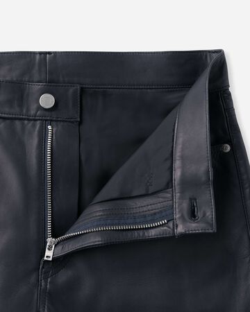 #100 STRAIGHT - SMOOTH LEATHER,BLK, large image number 6