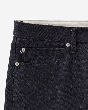 #100 CASHMERE STRAIGHT 13.7oz ZIPPER FLY,Indigo, small image number 13