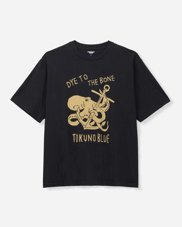 [Mid Feb Release] ZIMBABWE COTTON S/S TEE - OCTOPUS,NAVY, large image number 9