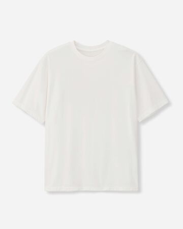 BACK PRINT S/S  TEE - Built to Fade -,White, large image number 5