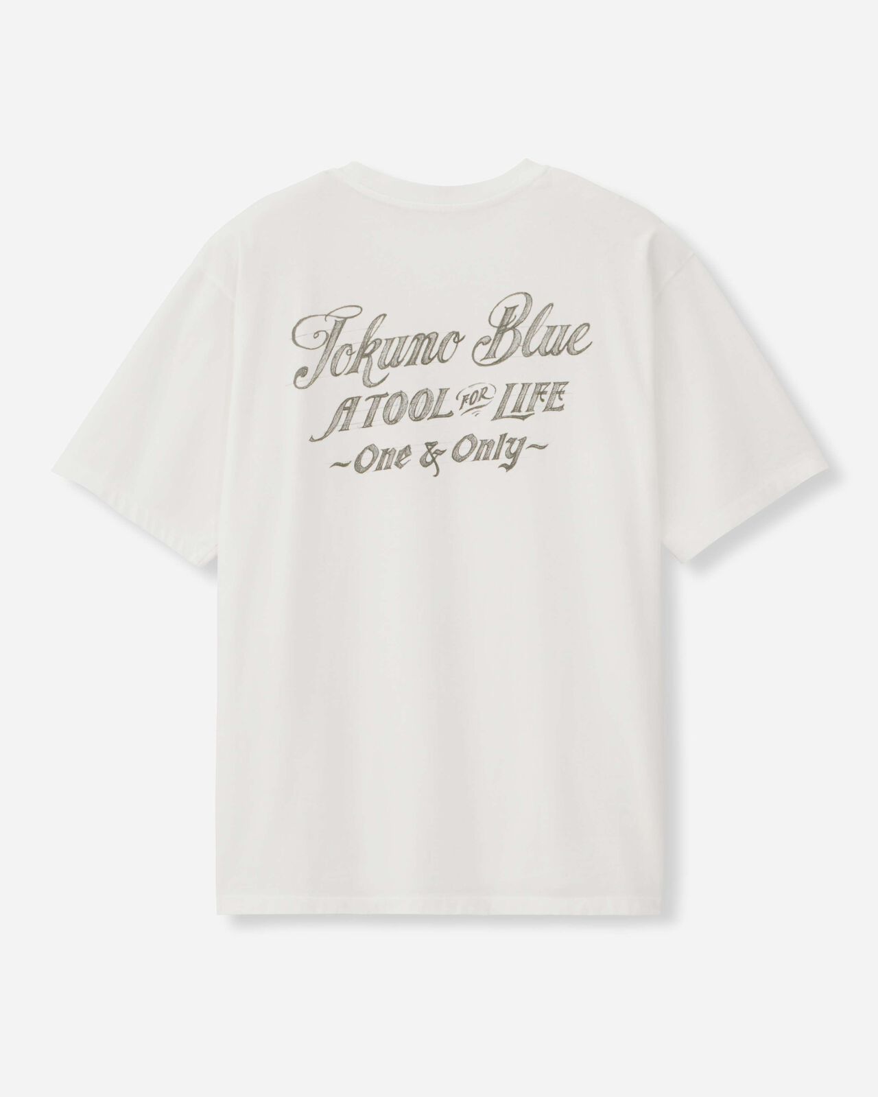 BACK PRINT S/S  TEE - Built to Fade -,White, large image number 6