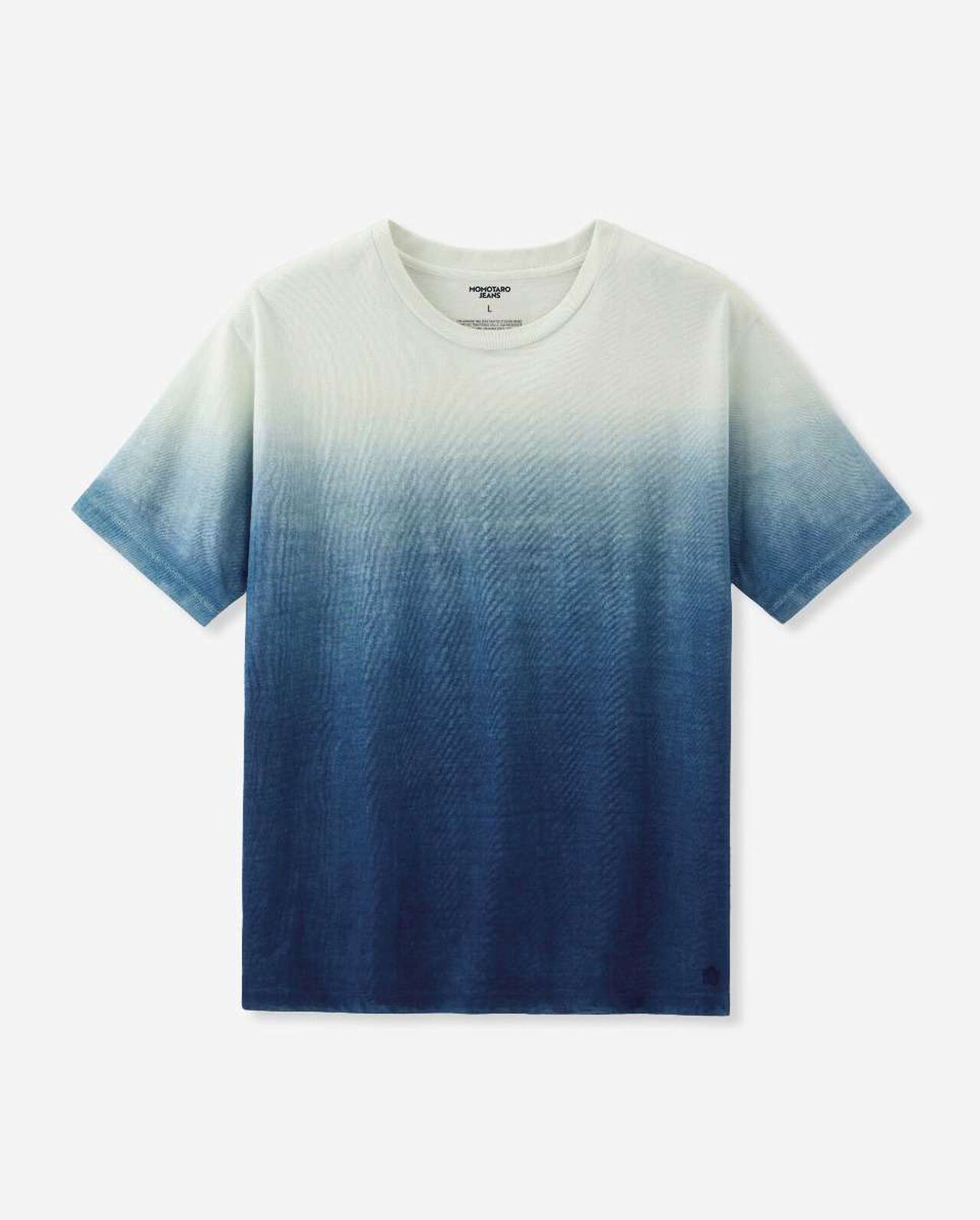 SOFT HEAVY OUNCE S/S TEE - NATURAL INDIGO GRADATION,Indigo, large image number 5