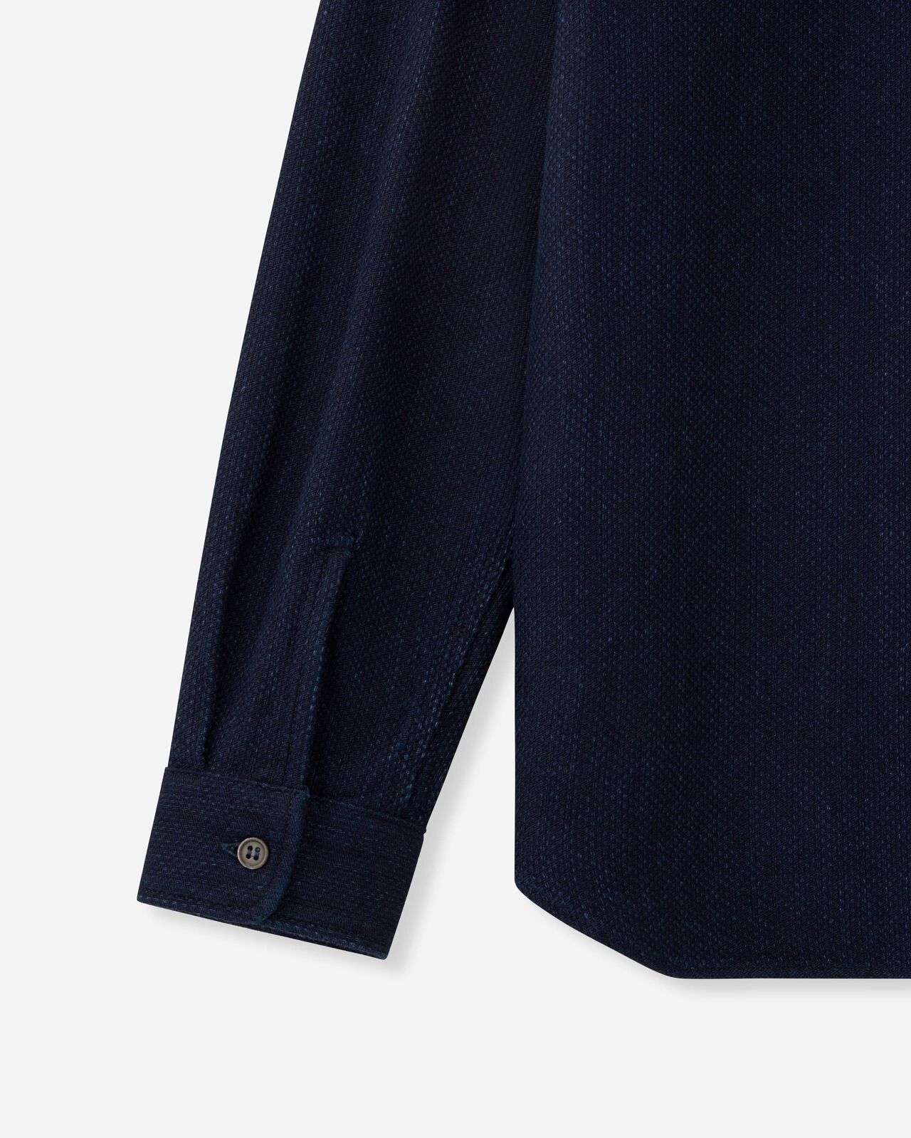 SASHIKO WORK SHIRT,Indigo, large image number 9