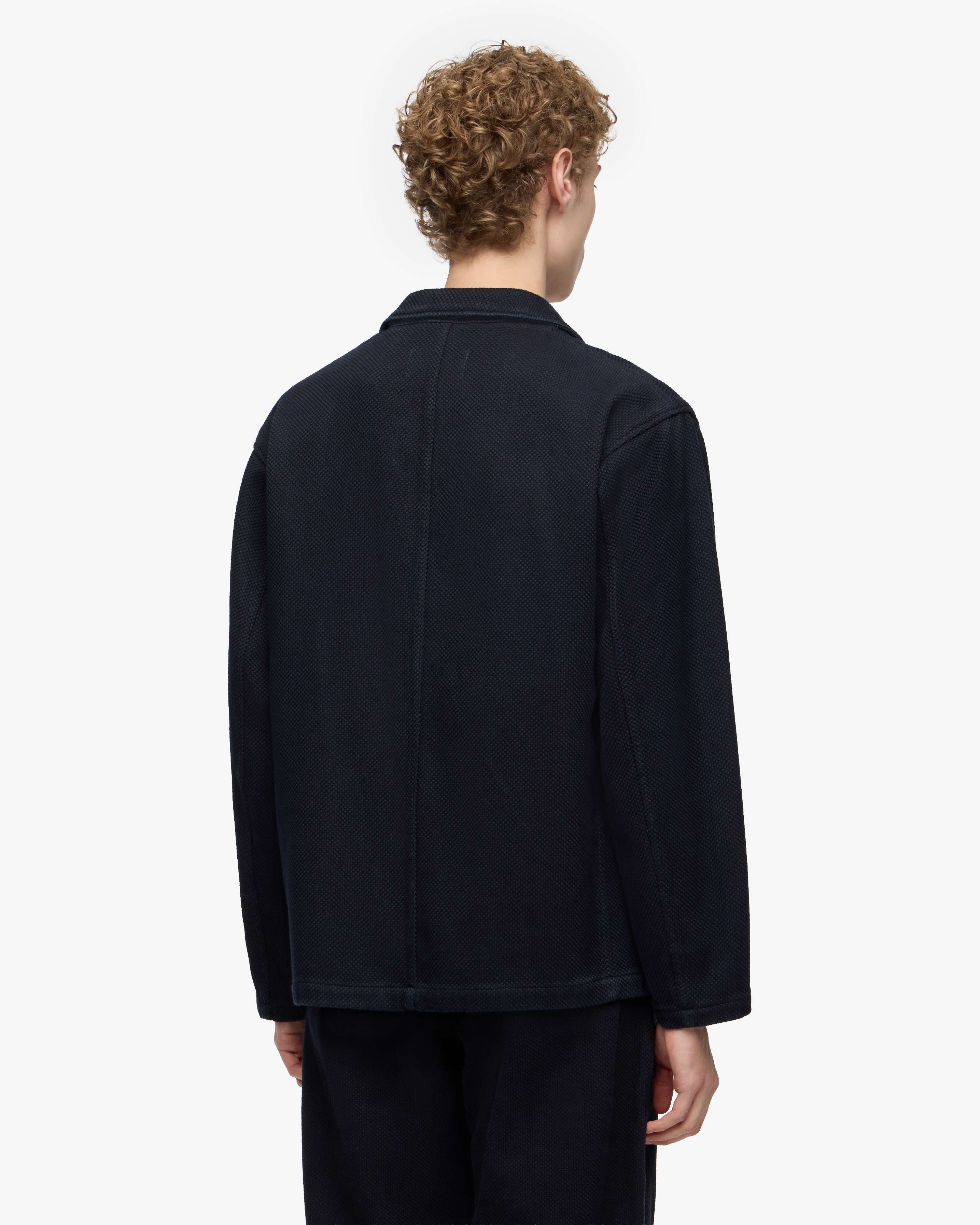 SASHIKO TAILORED JACKET-OVERDYE