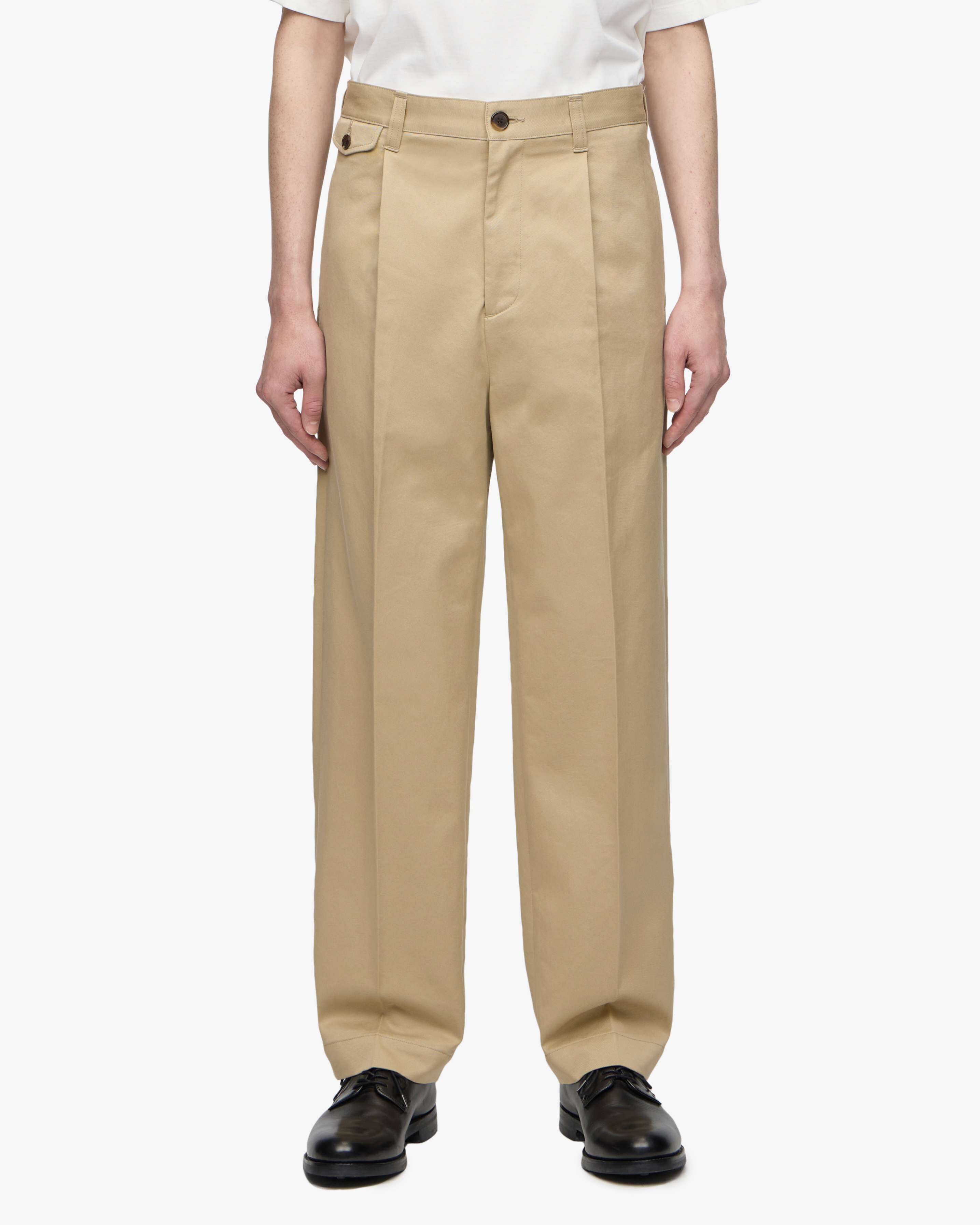 【TROVE】pino wide trousers WESTPOINT TROUSERS-FABRIC DYE