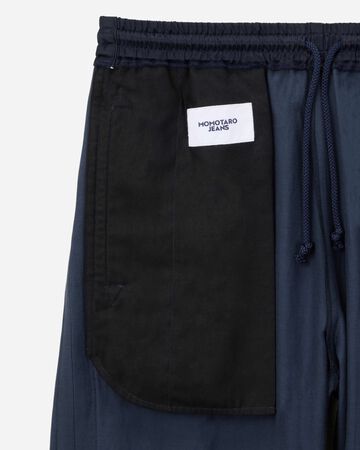 SATIN SOUVENIR PANTS,NAVY, large image number 7