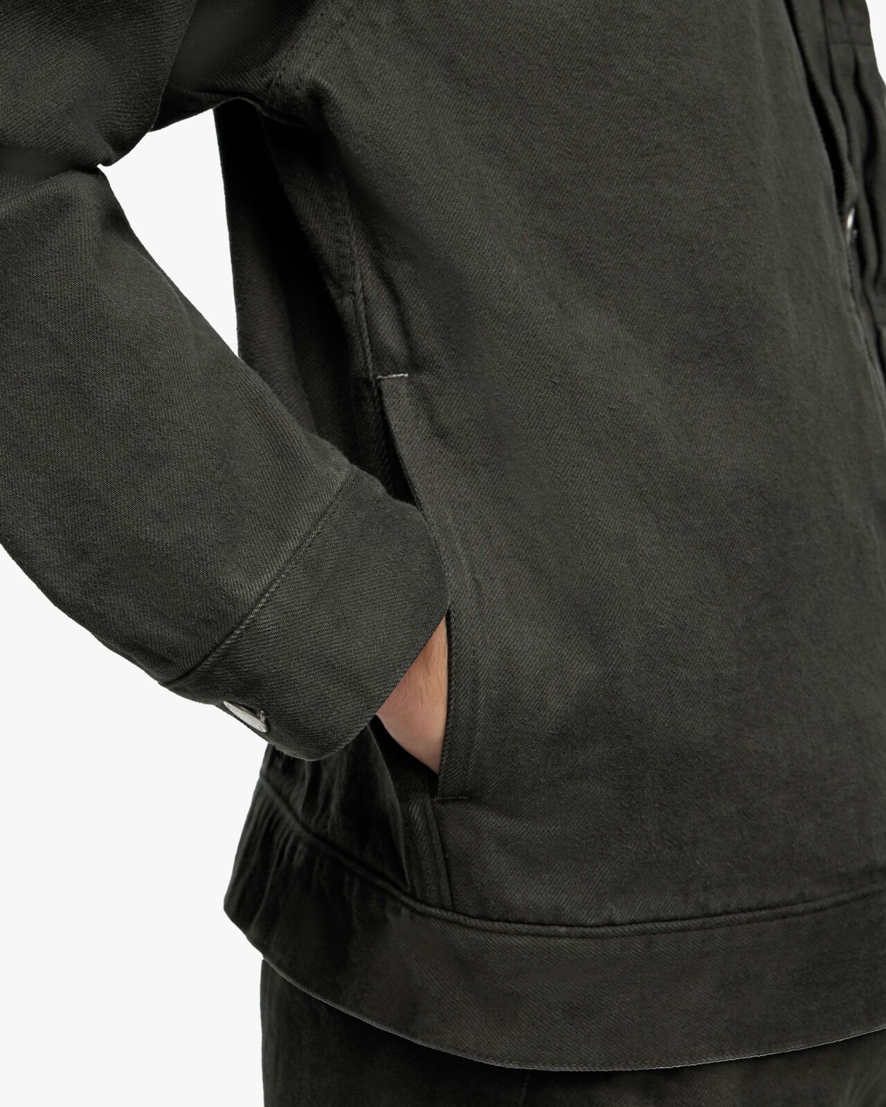 #001 DENIM JKT - BC,Light Black, large image number 5